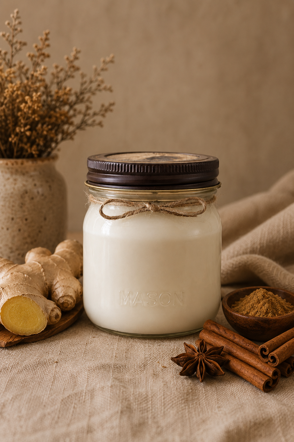 Ginger & Spice 8 oz Soy Candle