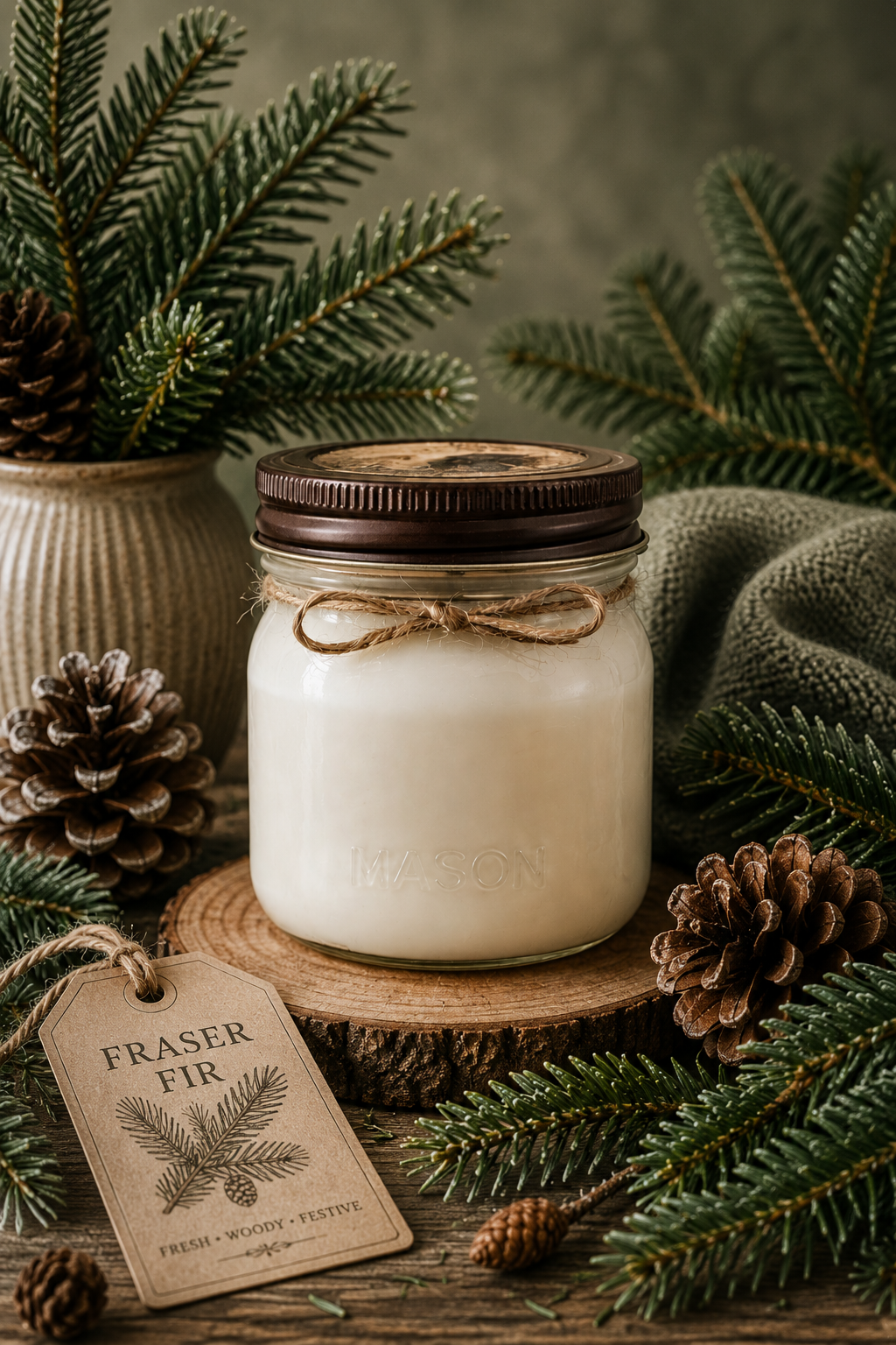 Fraser Fir 8 oz Soy Candle